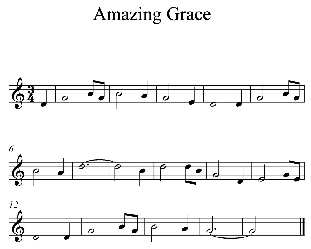 Amazing Grace Sheet music